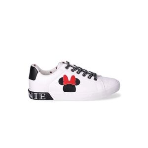 Disney White and Black Sneakers with Red Accent